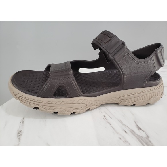 NEW NO BOX - Sandals SKECHERS‎ Foamies Creston Ultra Quarter Strap Brown SIZE 11